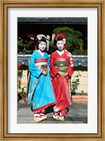 Framed Portrait of two geishas