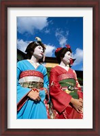 Framed Two geishas