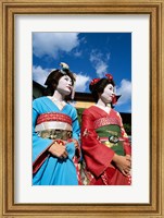 Framed Two geishas