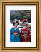 Framed Geishas by a River