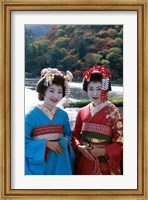 Framed Geishas by a River