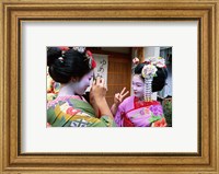 Framed Geishas Photographing Each Other