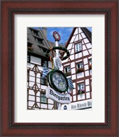 Framed Beer Garden Sign, Franconia, Bavaria, Germany