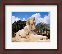 Framed Alabaster Sphinx, Memphis, Egypt