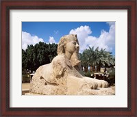 Framed Alabaster Sphinx, Memphis, Egypt