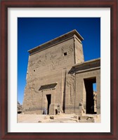 Framed Philae Temple, Aswan, Egypt