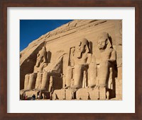Framed Temple of Ramses II, Abu Simbel, Egypt