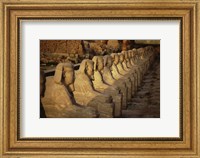 Framed Avenue of the Sphinxes Karnak Temple Luxor Egypt