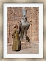 Framed Temple of Horus Edfu Egypt