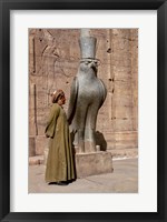 Framed Temple of Horus Edfu Egypt