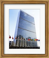 Framed United Nations, New York City, New York, USA