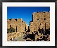 Framed Avenue of Sphinxes, Temples of Karnak, Luxor, Egypt