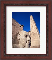 Framed Statue of Ramses II, Temple of Luxor, Luxor, Egypt