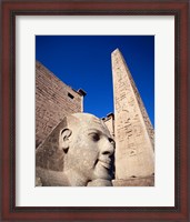 Framed Statue of Ramses II, Temple of Luxor, Luxor, Egypt