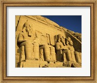 Framed Great Temple of Ramses II, Abu Simbel, Egypt