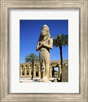 Framed Ramses II Statue, Temples Of Karnak, Luxor, Egypt