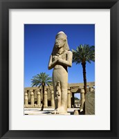 Framed Ramses II Statue, Temples Of Karnak, Luxor, Egypt