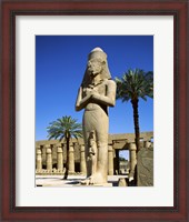 Framed Ramses II Statue, Temples Of Karnak, Luxor, Egypt