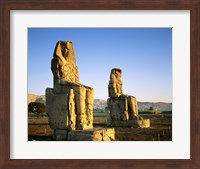 Framed Colossi of Memnon, Luxor, Egypt