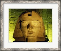 Framed Ramses II statue, Temple of Luxor, Luxor, Egypt