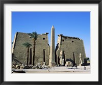 Framed Temple of Luxor, Luxor, Egypt