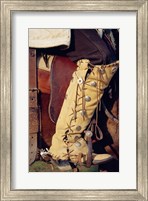 Framed Cowboy's hand made boots