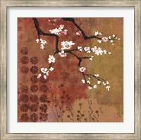 Framed Japanese Branch Floral