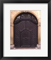 Framed Prague Door III