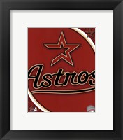 Framed 2011 Houston Astros Team Logo