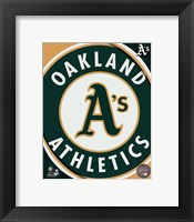 Framed 2011 Oakland A's Team Logo