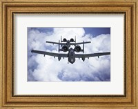 Framed Fairchild A-10 Thunderfird Anti-Tank Bombers
