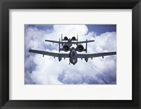 Framed Fairchild A-10 Thunderfird Anti-Tank Bombers