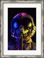 Framed Fighter Pilot in full attire, United States Air Force