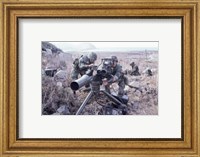Framed United States Marines Tow Anti-Tank Weapons