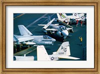 Framed Flight Operations USS Eisenhower Aircraft Carrier