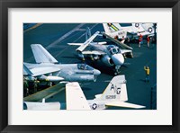 Framed Flight Operations USS Eisenhower Aircraft Carrier