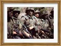 Framed Camouflage U.S. Marines