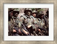 Framed Camouflage U.S. Marines