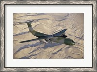 Framed Lockheed C-141B Starlifter Cargo Plane