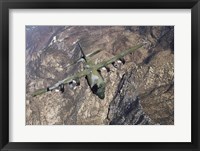 Framed C-130 Cargo Aircraft