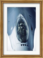 Framed F-16 Falcon Fighter Jet