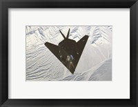 Framed Lockheed F-117 Stealth Fighter