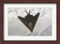 Framed Lockheed F-117 Stealth Fighter