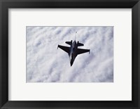 Framed U.S. Air Force F-16 in the air