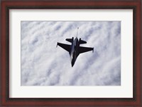 Framed U.S. Air Force F-16 in the air