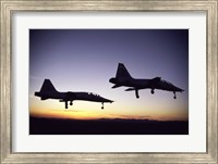 Framed US Air Force  T-38 Trainers