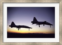 Framed US Air Force  T-38 Trainers