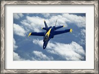 Framed Blue Angels F-18 Hornet