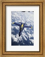 Framed U.S. Navy Blue Angels F-18 Hornet