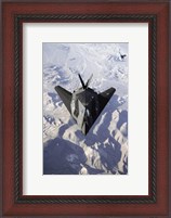 Framed US Air Force F-117 Stealth Fighter